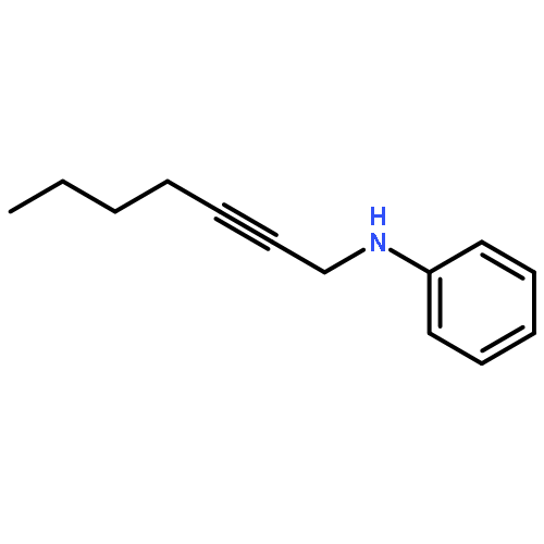 Benzenamine, N-2-heptynyl-