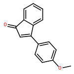 3-(4-METHOXYPHENYL)INDEN-1-ONE 