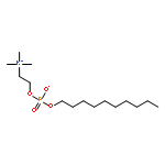 DECYL 2-(TRIMETHYLAZANIUMYL)ETHYL PHOSPHATE 