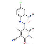 3-Pyridinecarbonitrile,5-[(4-chloro-2- nitrophenyl)azo]-1-ethyl-1,2-dihydro-6- hydroxy-4-methyl-2-oxo- 