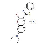 3-(1,3-BENZOTHIAZOL-2-YL)-7-(DIETHYLAMINO)-2-OXOCHROMENE-4-CARBONITRILE 