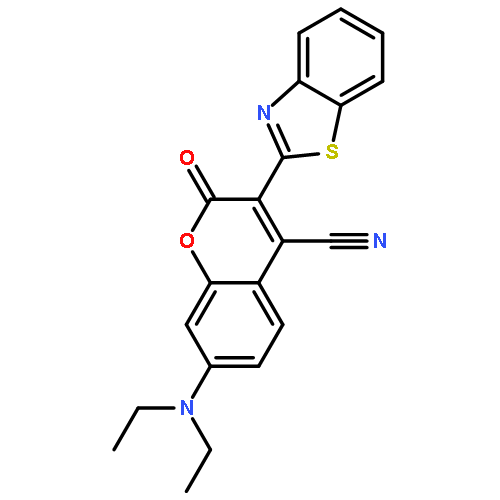 3-(1,3-BENZOTHIAZOL-2-YL)-7-(DIETHYLAMINO)-2-OXOCHROMENE-4-CARBONITRILE 