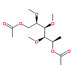 D-MANNITOL, 1-DEOXY-3,4,5-TRI-O-METHYL-, DIACETATE