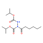 1,2-Hydrazinedicarboxylic acid, 1-(1-oxohexyl)-, bis(1-methylethyl) ester