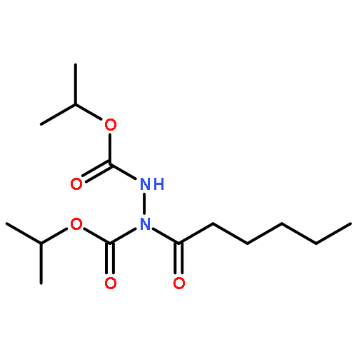 1,2-Hydrazinedicarboxylic acid, 1-(1-oxohexyl)-, bis(1-methylethyl) ester