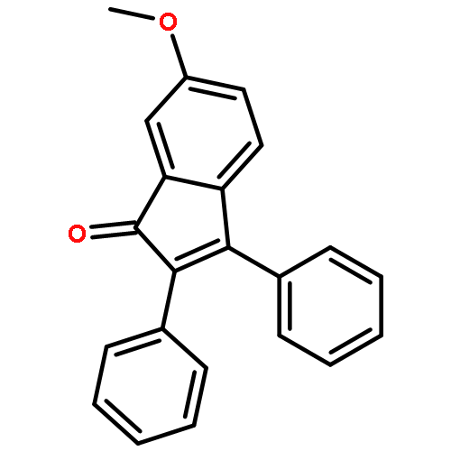 1H-INDEN-1-ONE, 6-METHOXY-2,3-DIPHENYL-