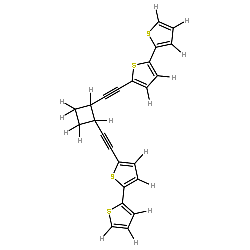 5,5''-cyclobutane-1,2-diyldiethynyl-bis-[2,2']bithiophenyl