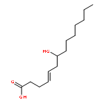 (4E,7S)-7-Hydroxy-4-tetradecenoic acid