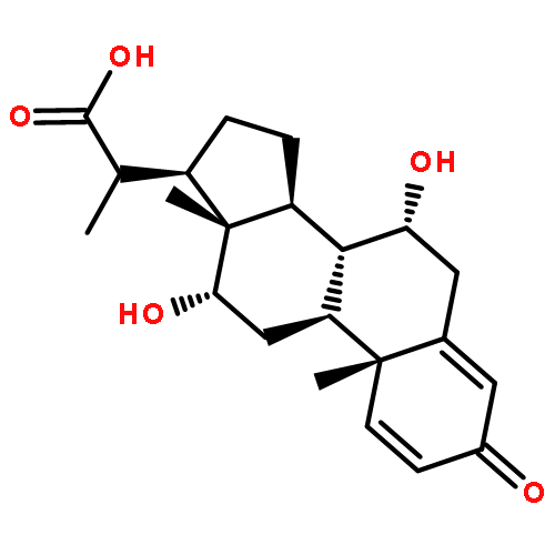 7ALPHA,12ALPHA-DIHYDROXY-3-OXOPREGNA-1,4-DIENE-20-CARBOXYLIC ACID