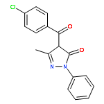 4-(4-CHLOROBENZOYL)-5-METHYL-2-PHENYL-4H-PYRAZOL-3-ONE 