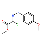 METHYL (2Z)-2-CHLORO-2-[(4-METHOXYPHENYL)HYDRAZINYLIDENE]ACETATE 