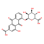 b-D-Glucopyranosiduronic acid,6-carboxy-9,10-dihydro-8-hydroxy-9,10-dioxo-1-anthracenyl (9CI)