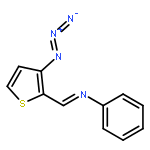 Benzenamine, N-[(3-azido-2-thienyl)methylene]-