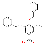 3-METHOXY-4,5-BIS(PHENYLMETHOXY)BENZOIC ACID 