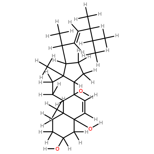 (10R)-3c,5t,8t-Trihydroxy-10r,13c-dimethyl-17c-((1R:4R)-1,4,5-trimethyl-hexen-(2t)-yl)-(9tH,14tH)-Delta6-tetradecahydro-1H-cyclopenta[a]phenanthren