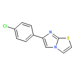 Imidazo[2,1-b]thiazole, 6-(4-chlorophenyl)-