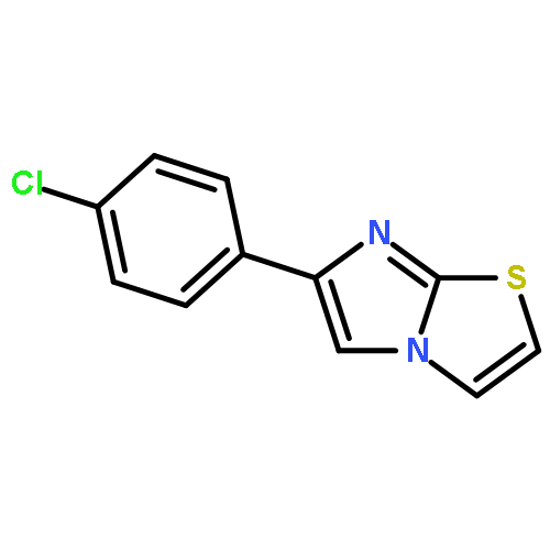 Imidazo[2,1-b]thiazole, 6-(4-chlorophenyl)-