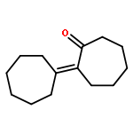 Cycloheptanone, 2-cycloheptylidene-