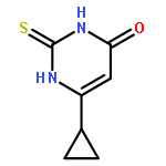 6-CYCLOPROPYL-2-SULFANYLIDENE-1H-PYRIMIDIN-4-ONE 