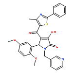 5-(2,5-dimethoxyphenyl)-3-hydroxy-4-[(4-methyl-2-phenyl-1,3-thiazol-5-yl)carbonyl]-1-(pyridin-3-ylmethyl)-1,5-dihydro-2H-pyrrol-2-one