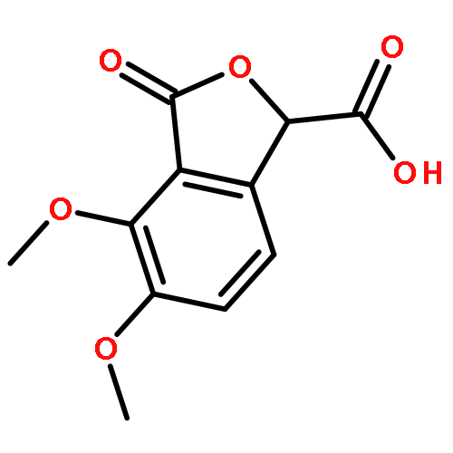 1-Isobenzofurancarboxylic acid, 1,3-dihydro-4,5-dimethoxy-3-oxo-