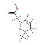 (+)-(2S,6S)-(cis-6-methyltetrahydropyran-2-yl)acetic acid