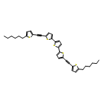 2,5-BIS[5-[2-(5-HEXYLTHIOPHEN-2-YL)ETHYNYL]THIOPHEN-2-YL]THIOPHENE 