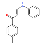 2-Propen-1-one, 1-(4-methylphenyl)-3-(phenylamino)-, (2Z)-