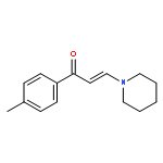 2-Propen-1-one, 1-(4-methylphenyl)-3-(1-piperidinyl)-, (2E)-