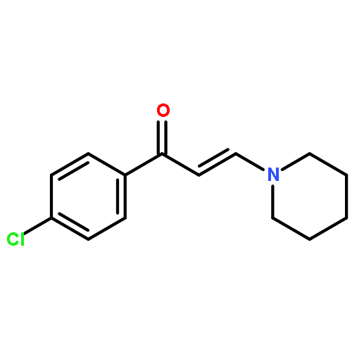 2-Propen-1-one, 1-(4-chlorophenyl)-3-(1-piperidinyl)-, (2E)-