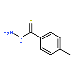 Benzenecarbothioic acid, 4-methyl-, hydrazide