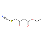 Butanoic acid, 3-oxo-4-thiocyanato-, ethyl ester