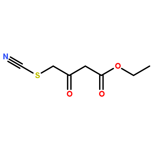 Butanoic acid, 3-oxo-4-thiocyanato-, ethyl ester