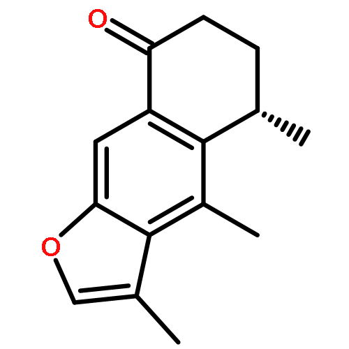 Naphtho[2,3-b]furan-8(5H)-one, 6,7-dihydro-3,4,5-trimethyl-, (S)-