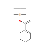 TERT-BUTYL-[1-(CYCLOHEXEN-1-YL)ETHENOXY]-DIMETHYLSILANE 