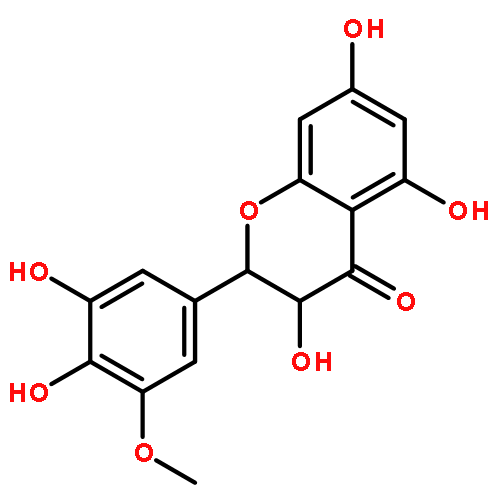 4H-1-Benzopyran-4-one,2-(3,4-dihydroxy-5-methoxyphenyl)-2,3-dihydro-3,5,7-trihydroxy-, (2R,3R)-