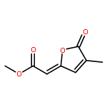 METHYL 2-(4-METHYL-5-OXOFURAN-2-YLIDENE)ACETATE 