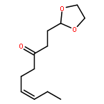 6-Nonen-3-one, 1-(1,3-dioxolan-2-yl)-, (Z)-