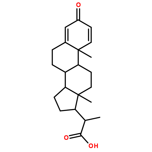 Pregna-1,4-diene-20-carboxylicacid, 3-oxo- (9CI)