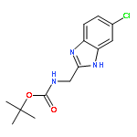 tert-Butyl ((6-chloro-1H-benzo[d]imidazol-2-yl)methyl)carbamate