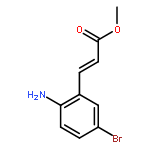 methyl (E)-3-(2-amino-5-bromophenyl)prop-2-enoate