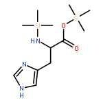 TRIMETHYLSILYL 3-(1H-IMIDAZOL-5-YL)-2-(TRIMETHYLSILYLAMINO)PROPANOATE 