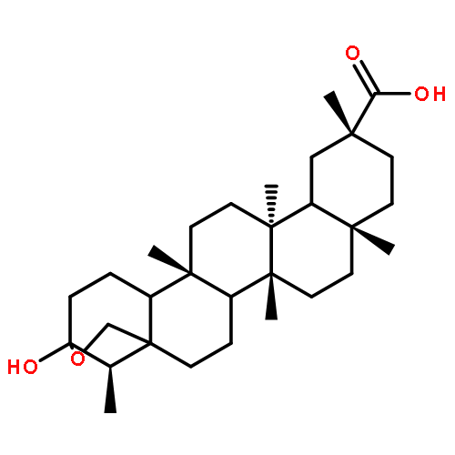 2H-3,4a-(Epoxymethano)picene-11-carboxylicacid, eicosahydro-3-hydroxy-4,6b,8a,11,12b,14a-hexamethyl-,(3S,4R,4aR,6aS,6bR,8aS,11R,12aR,12bS,14aR,14bS)-