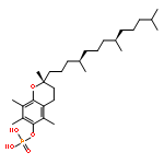 2H-1-Benzopyran-6-ol,3,4-dihydro-2,5,7,8-tetramethyl-2-[(4R,8R)-4,8,12-trimethyltridecyl]-,dihydrogen phosphate, (2R)-