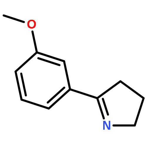 2H-Pyrrole, 3,4-dihydro-5-(3-methoxyphenyl)-