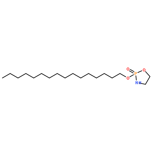 1,3,2-OXAZAPHOSPHOLIDINE, 2-(HEXADECYLOXY)-, 2-OXIDE