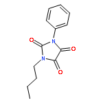 Imidazolidinetrione, butylphenyl-