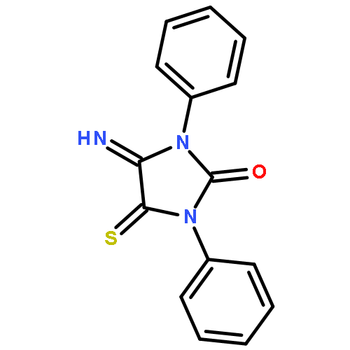 4-IMINO-1,3-DIPHENYL-5-SULFANYLIDENEIMIDAZOLIDIN-2-ONE 