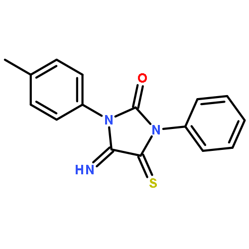 2-Imidazolidinone, 4-imino-3-(4-methylphenyl)-1-phenyl-5-thioxo-