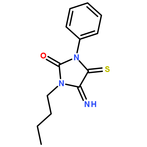 2-IMIDAZOLIDINONE, 1-BUTYL-5-IMINO-3-PHENYL-4-THIOXO-